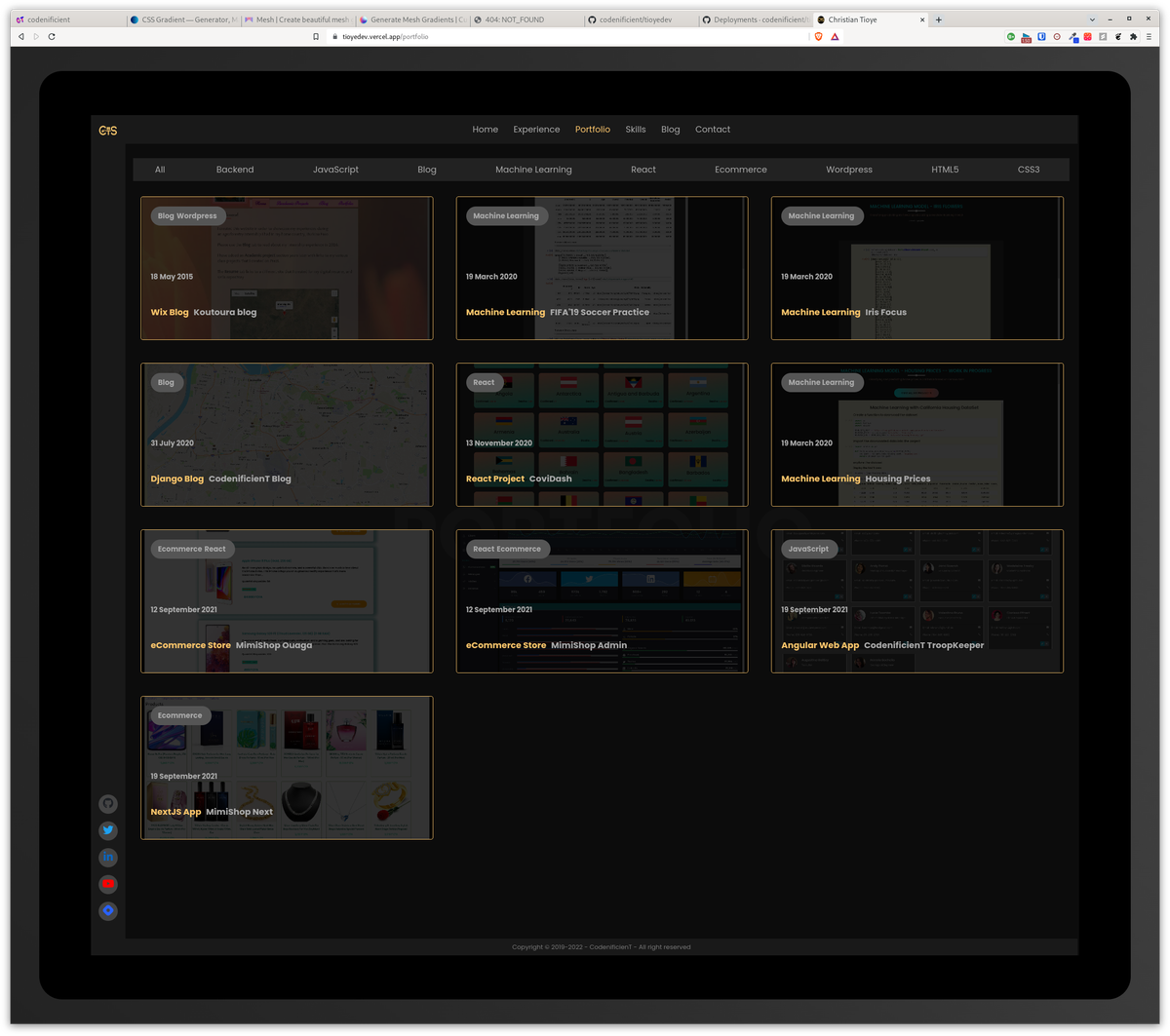 3 Redesigning my portfolio app